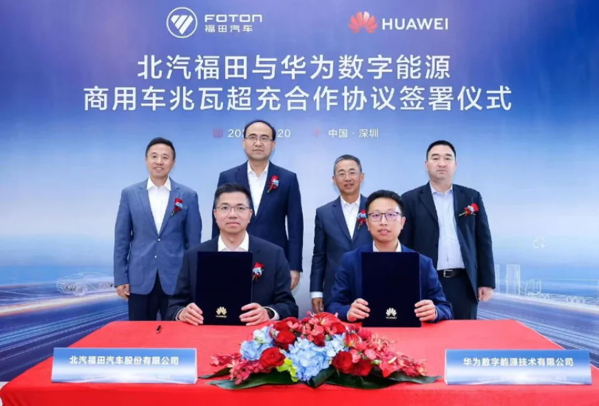 Foton and Huawei Collaborate to Accelerate Heavy-Duty EV Electrification with Megawatt Charging