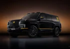 BYD Yangwang U8L Unveiled in New Obsidian Black and Solar Gold Colorway at 2025 GBA Auto Show