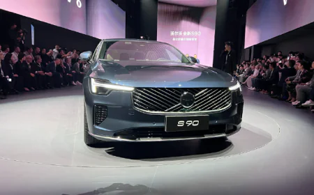 2025 Volvo S90 Facelift Launched with Enhanced Design, Tech Features, and Plug-in Hybrid Range